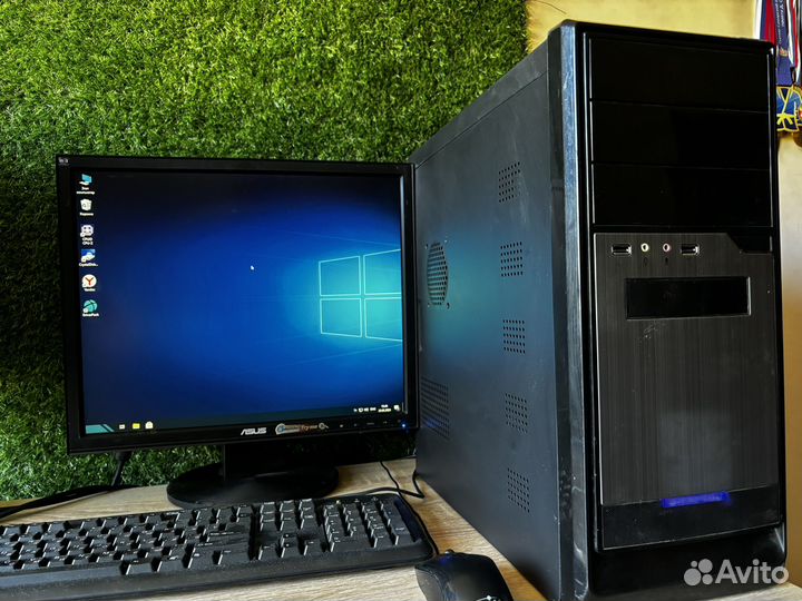 Компьютер I3 2100/4gb/HDD250 Полным комплектом