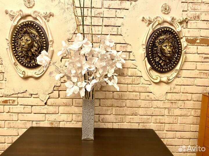 Ваза напольная с цветами