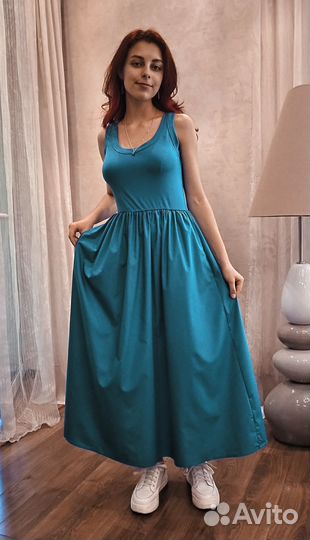 Платье хлопок новое 2 модели