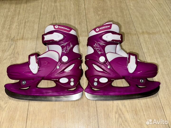 Коньки детские раздвижные 30-33