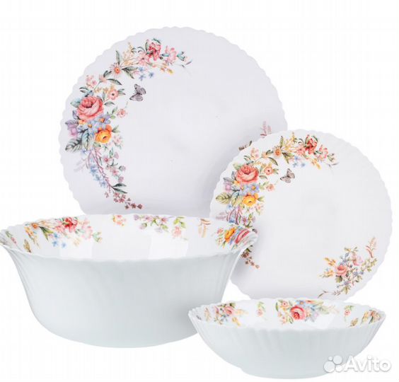 Сервиз столовой посуды 19 пр., 