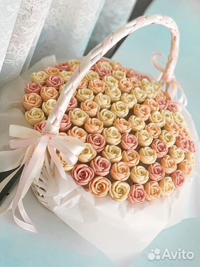 Букет из шоколадных роз