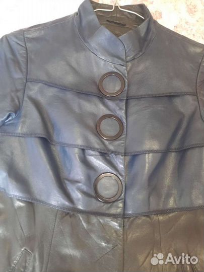 Куртка кожаная женская размер 42-44