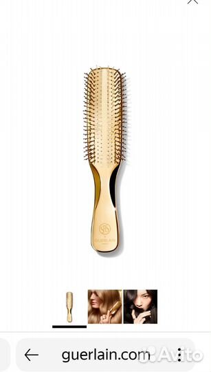 Расческа золотая брендовая Guerlain Герлен