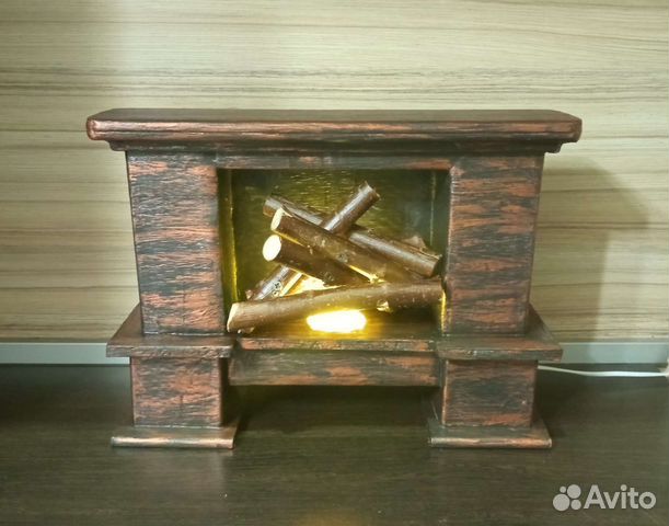 Камин детский декоративный ночник