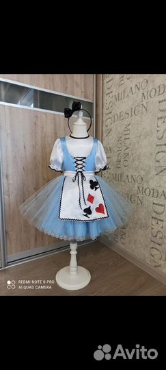 Алиса в стране чудес новогодний костюм
