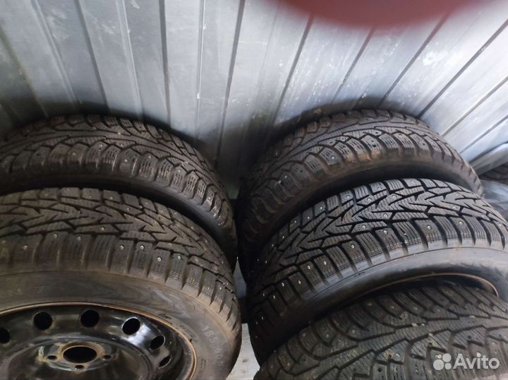 Зимние колеса на дисках vw polo