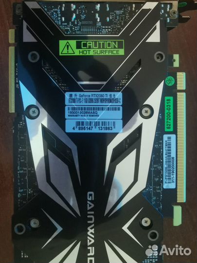 Продаю видеокарту RTX 2080ti 11gb