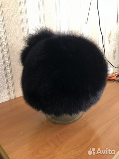 Шапка из песца женская