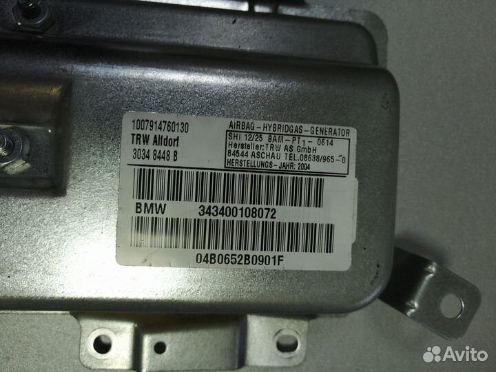 Подушка безопасности в дверь передн BMW X3 E83