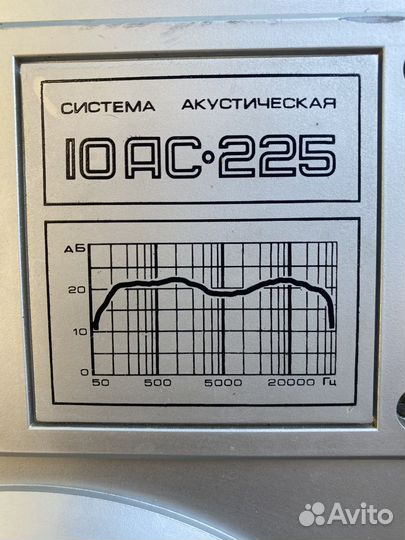 Акустическая система СССР (10ас 225)