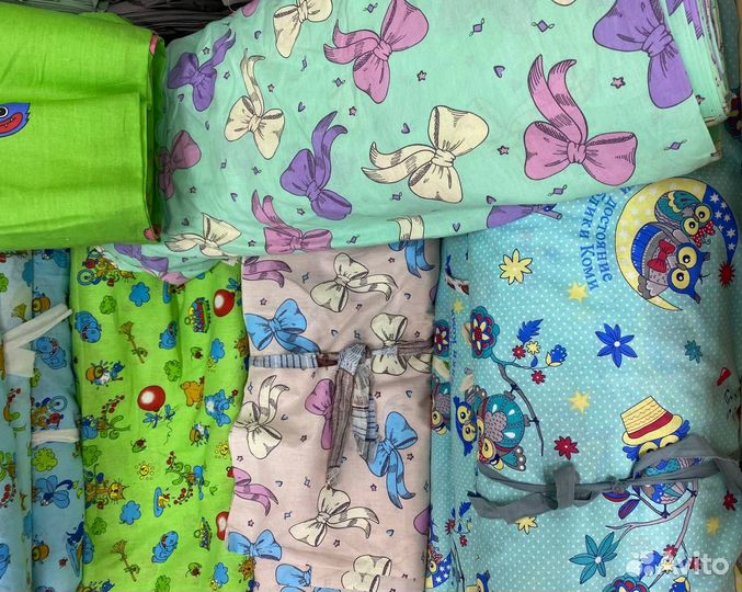 Ткань отрезы хлопок оптом