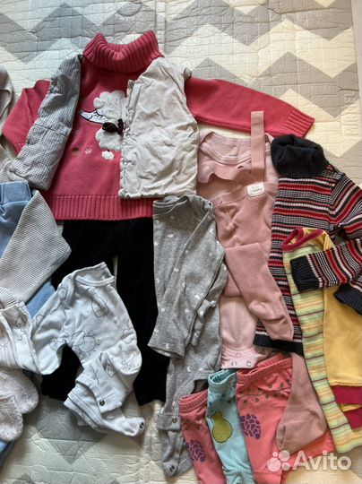 Детские вещи пакетом 86 92