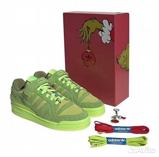 Кроссовки Adidas Forum Low Grinch