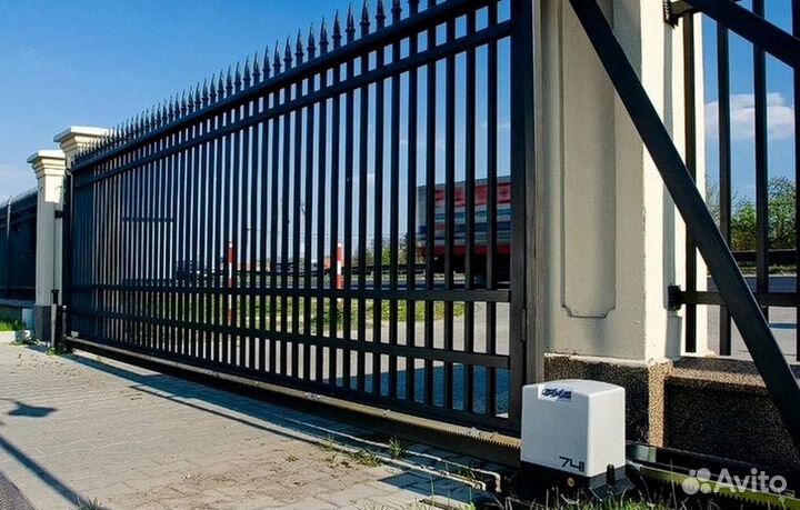 Откатные ворота под ключ