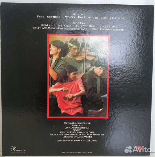 Fame The Original Soundtrack 1980 Japan EX/EX