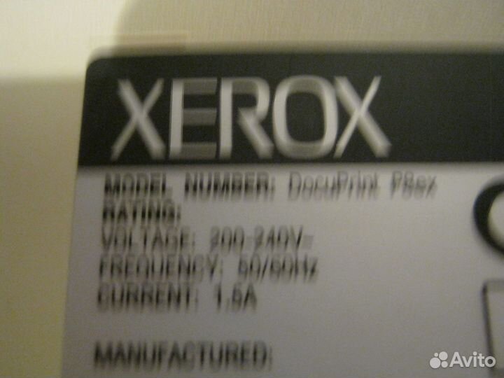 Принтер xerox