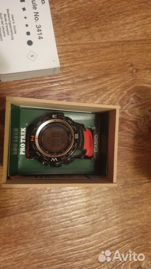 Часы casio pro trek 3414