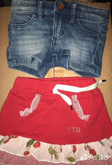 Модная летняя одежда на девочку 80-86