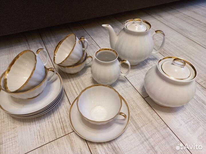 Чайный сервиз СССР Дулево