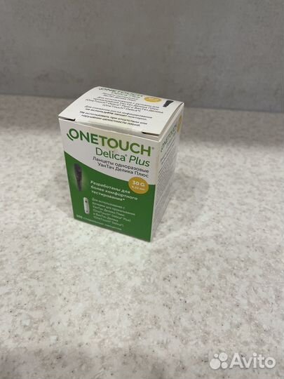 Тест полоски one touch delica plus