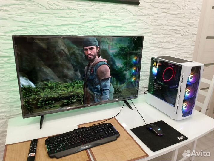 Игровой PC: intel E5 2650v4, 12 ядер, RX 580 8гб