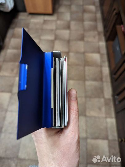 Визитница металлическая