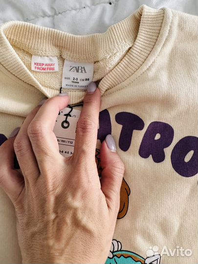 Платье туника zara для девочек 98