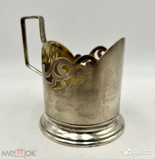 Подстаканник серебро 875 пр, тф7, 112 грамм