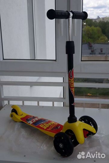 Самокат детский трехколесный бу