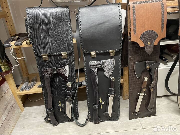 Наборы шампуров «Егерь» топор + нож