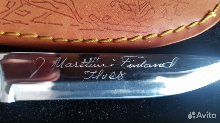 Винтажный охотничий нож J.marttiini finland