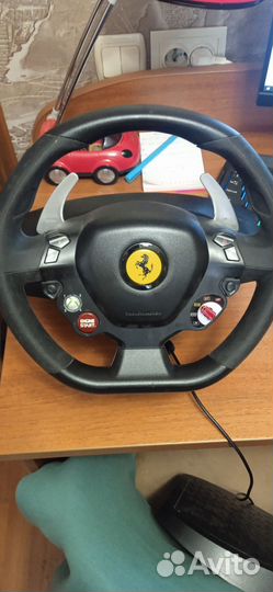 Игровой руль с педалями для приставки