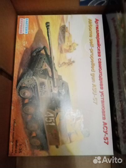 Модель танка асу-57