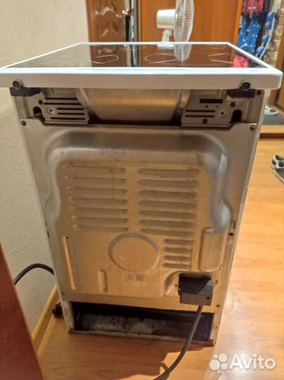 Плита с духовкой электрическая indesit