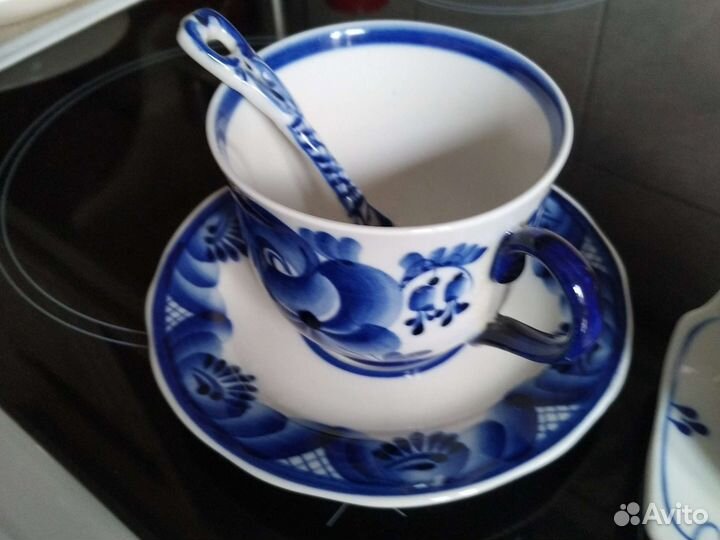 Чайная пара- Гжель