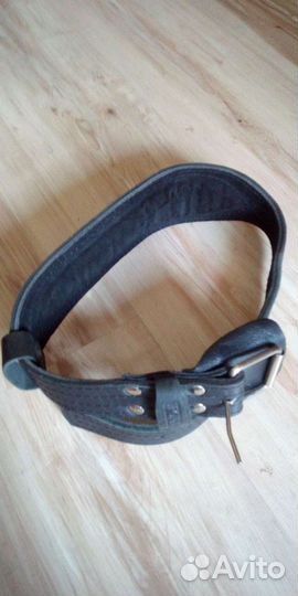 Ремень кожаный двухслойный пауерлифтерский, S