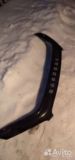 Дефлектор капота на Ниссан Кашкай j10 рестайлинг