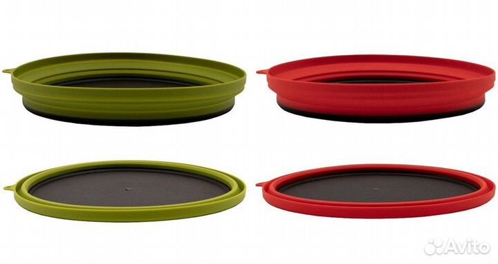 Тарелка Tramp силиконовая с пластиковым дном 1070