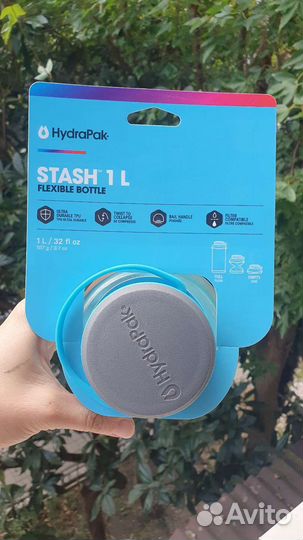 Складная бутылка для воды hydrapak stash 1 литр