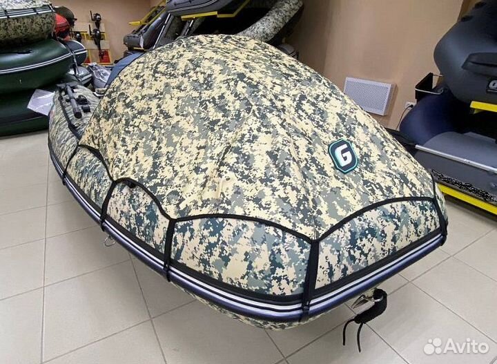 Надувная лодка gladiator E420 AIR C нднд camo