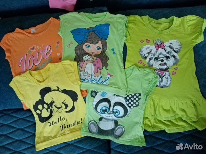 Вещи пакетом, на девочку, рост 104-116