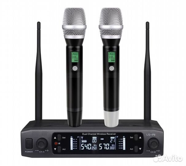 LS-P8-2M Радиосистема с двумя ручными передатчикам