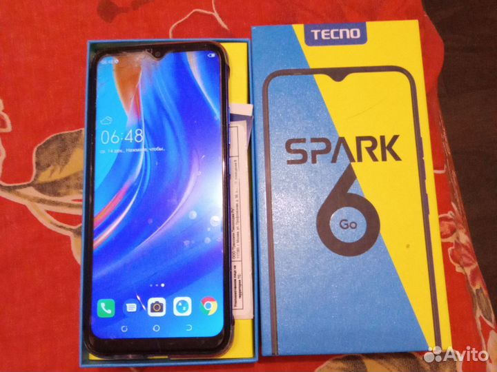 TECNO Spark 6 Go, 2/32 ГБ
