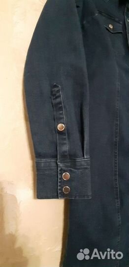 Джинсовое платье стрейч