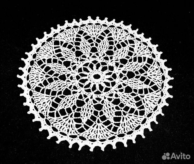 Салфетки вязаные ручная работа