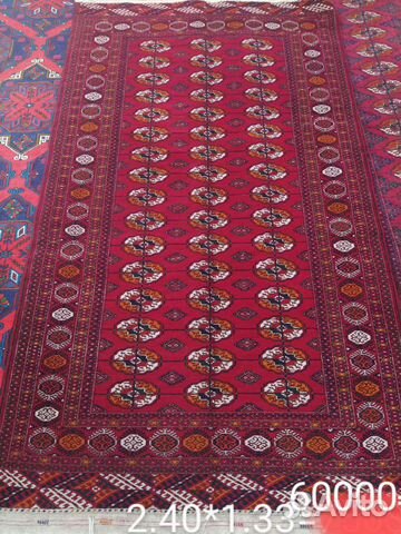 Туркменский шерстяной ковер ручной работы