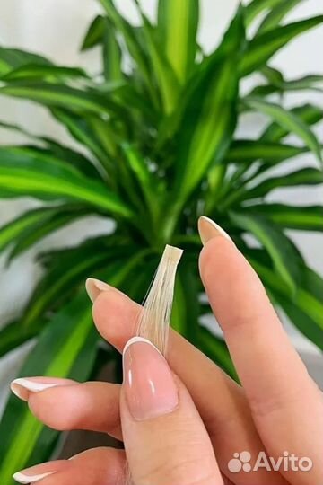 Волосы натуральные срез