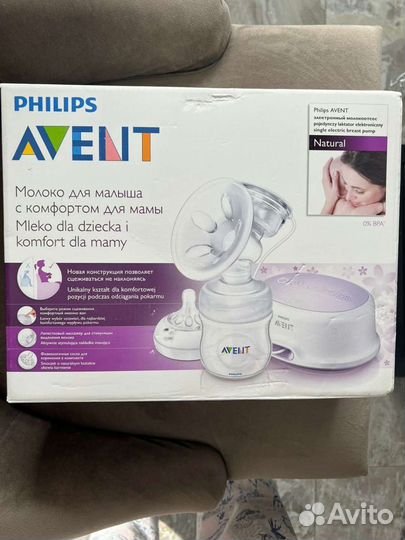 Молокоотсос avent электрический