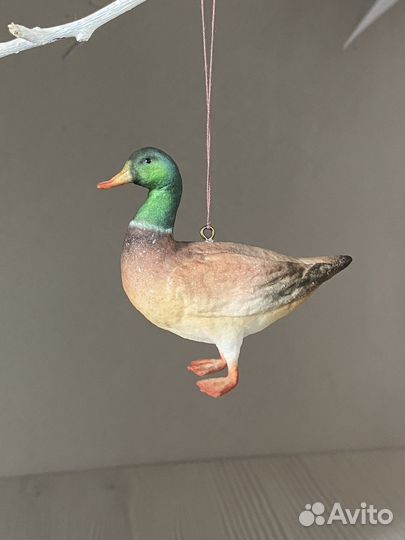 Ватная игрушка. Уточка (селезень)